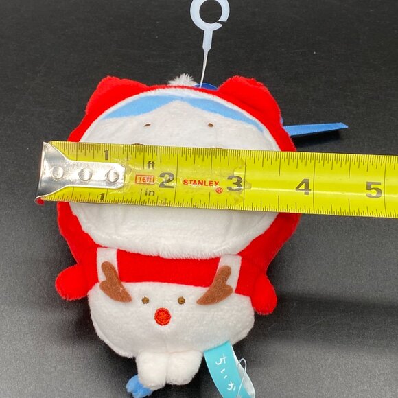 Chiikawa 7-11 Collab Reindeer Hachiware Plush Doll Christmas Ornament 2024 NWT - Picture 9 of 10